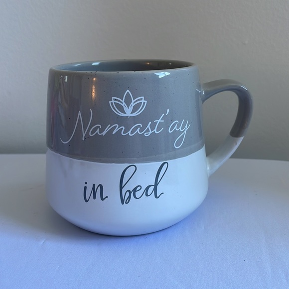 Namaste Yoga Large Coffee Mug - Picture 2 of 4